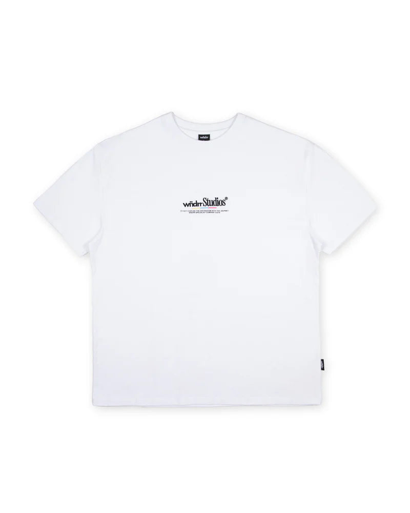 WNDRR - Collective Box Fit Tee WHITE