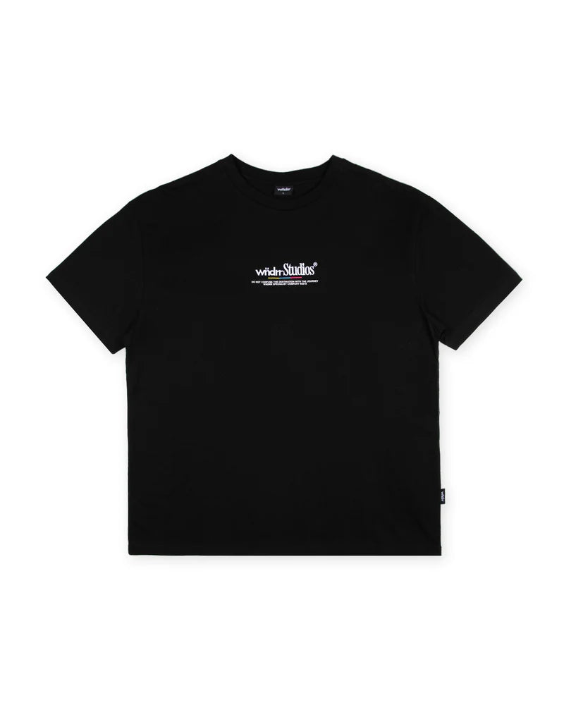 WNDRR - Collective Box Fit Tee BLACK