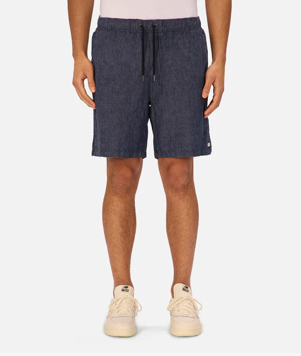 Industrie - The Marina Linen Short INDIGO