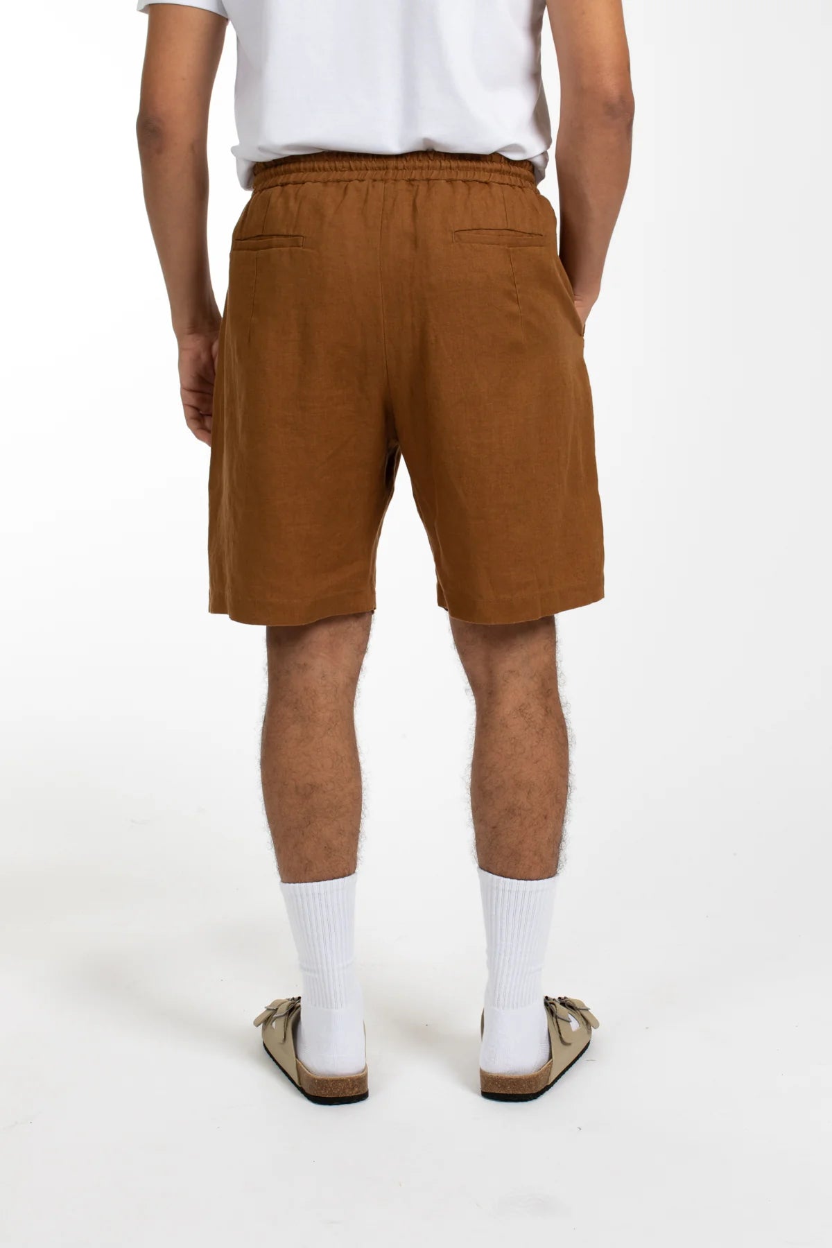 JAMES HARPER - Elasticated Short CINAMON