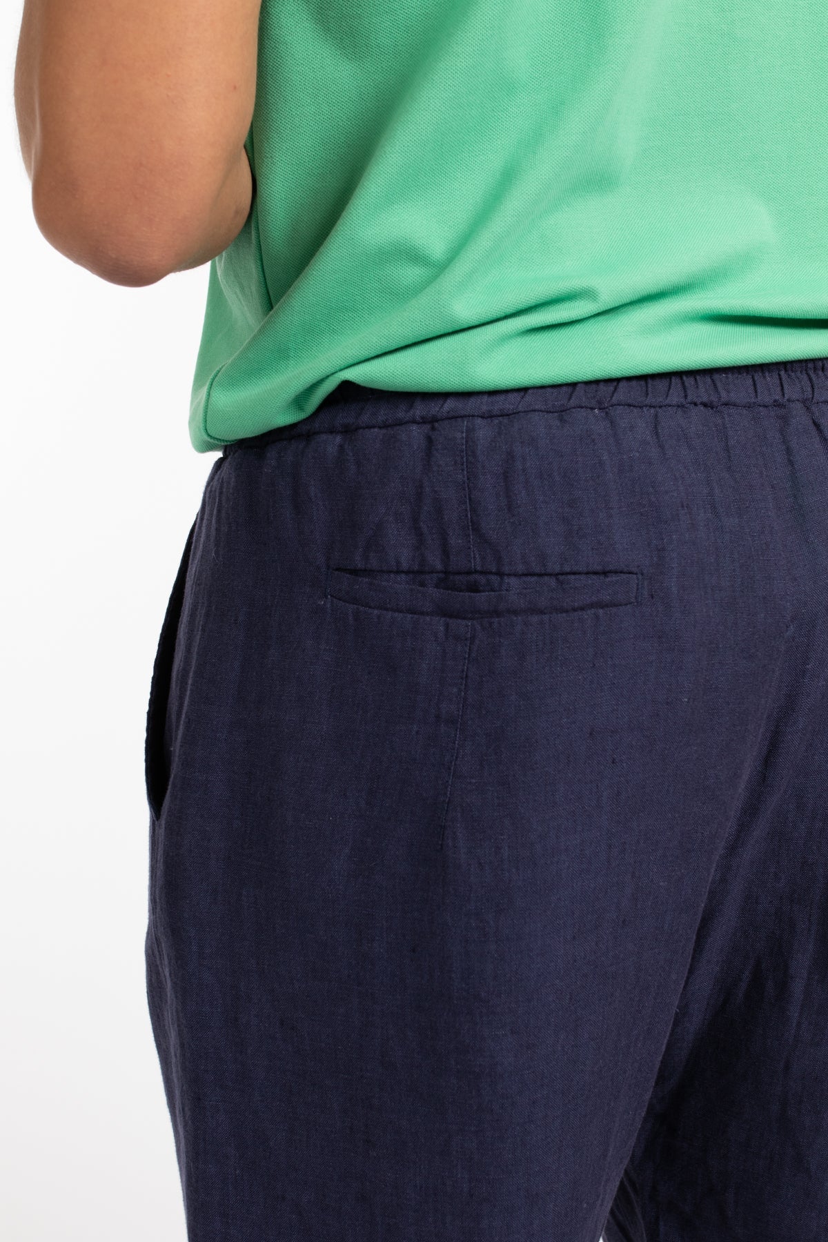 JAMES HARPER - Elasticated Short INDIGO