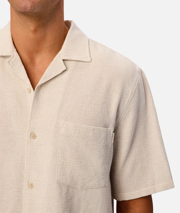 Industrie- THE CHECK MARBELLA S/S SHIRT SHAL/OFFWHITE