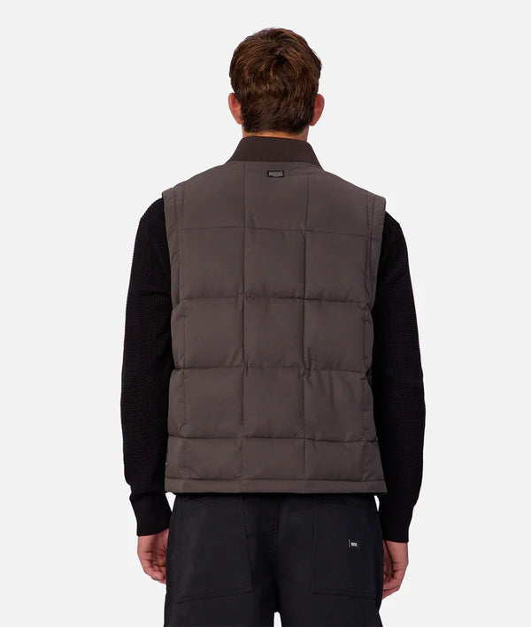 INDUSTRIE - The Georgetown padded vest - OIL
