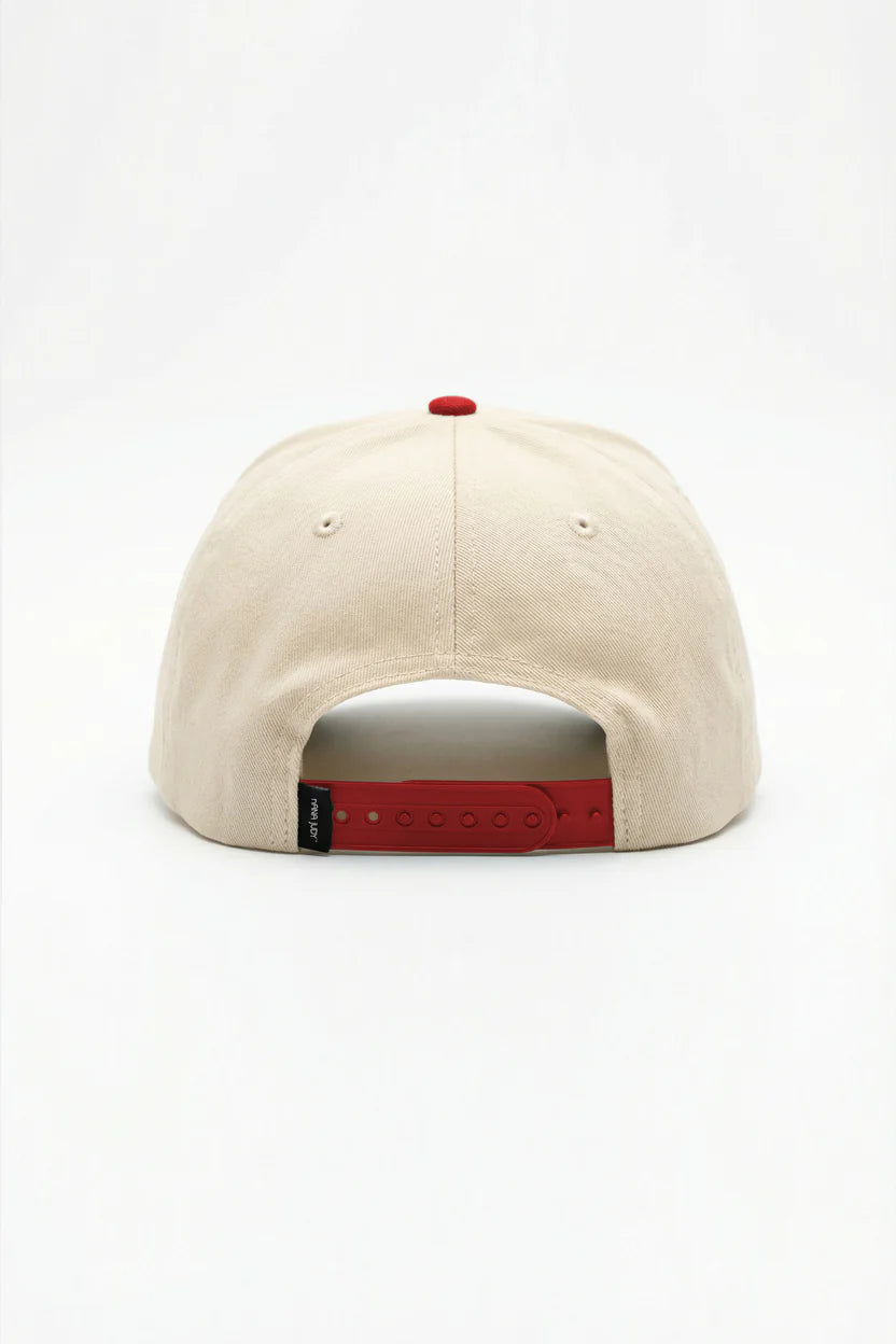 Nana Judy - Signature Contrast SNAPBACK CAP CHERRY/BONE