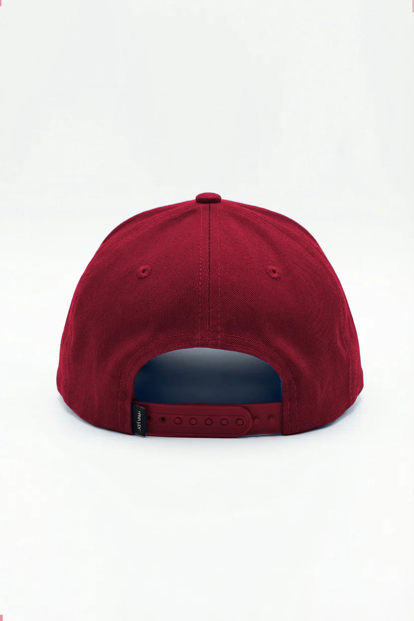 Nana Judy - Signature Colour Block SNAPBACK CAP CHERRY