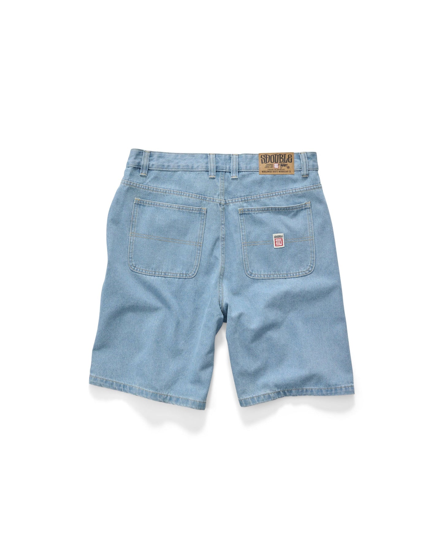 S/DOUBLE - Denim Standard Short MID BLUE