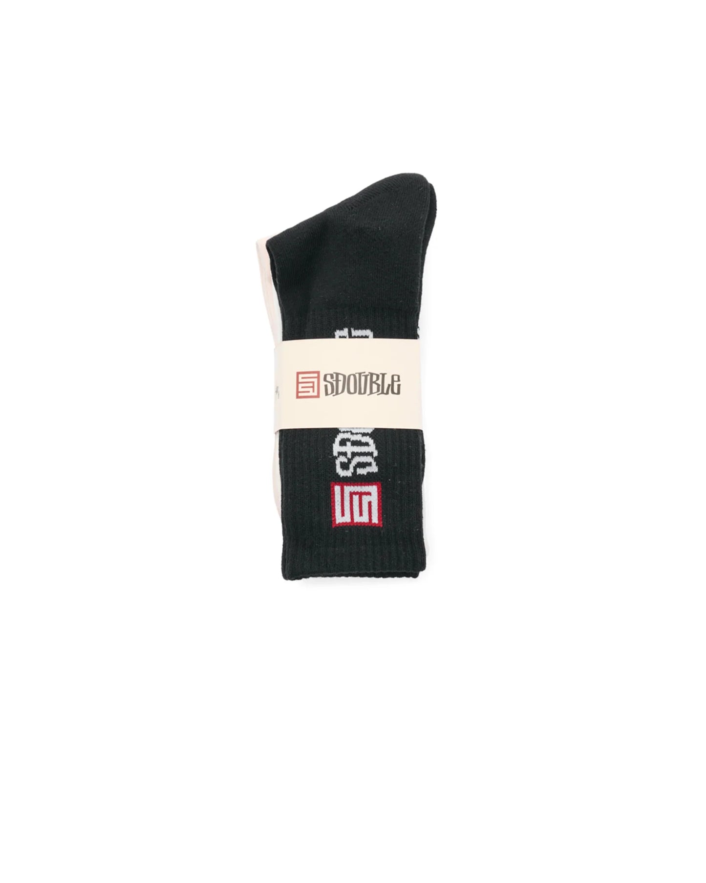 S/DOUBLE - S Cube Mid Block SOCK 3PK