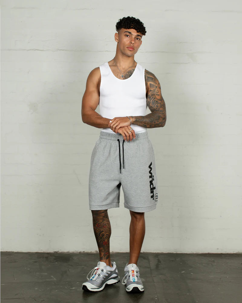 WNDRR - Offcut Tech Trackshort - GREY MARL