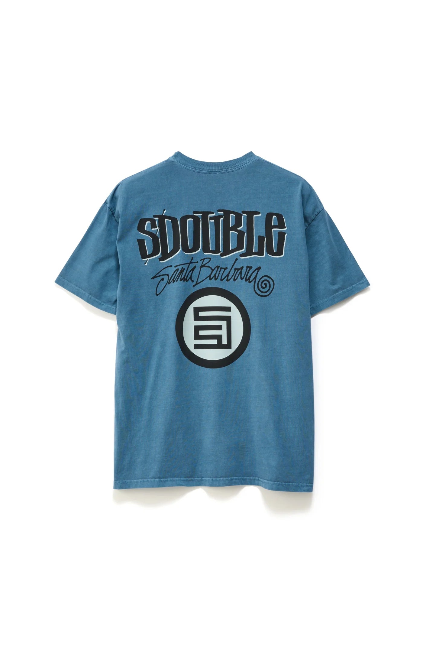 SDOUBLE - Combo Platter TEE - WASHED MARINE BLUE