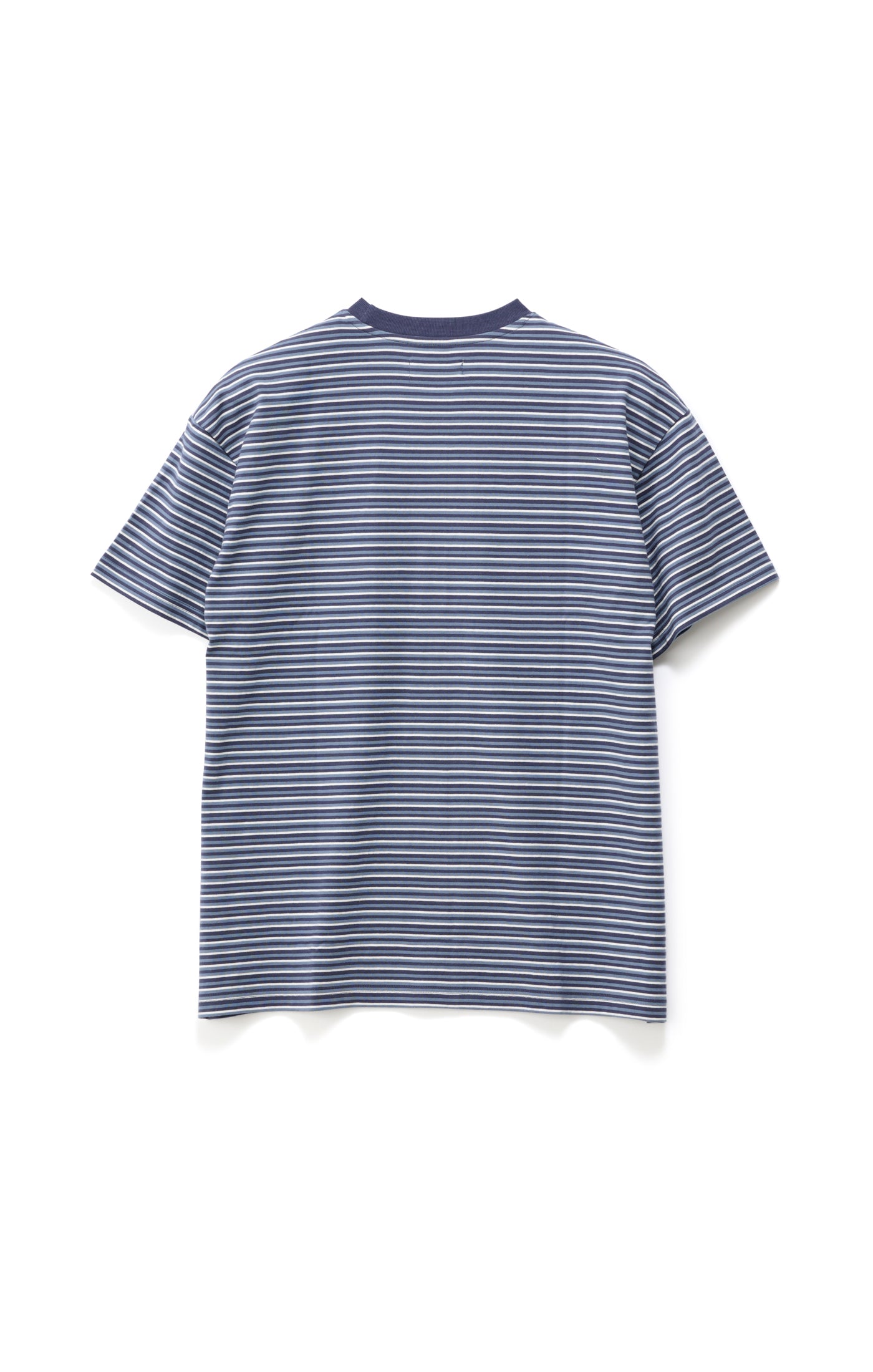 S/DOUBLE - Baby Stripe SS Pocket Tee NAVY