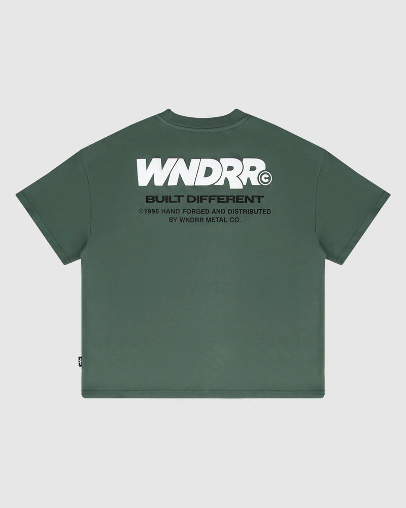 WNDRR - Shodo heavy weight tee DARK GREEN