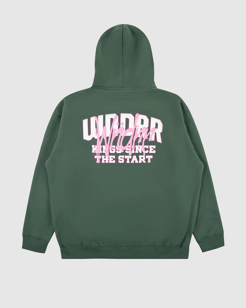 WNDRR - Top Tier Hood Jumper  DARK GREEN