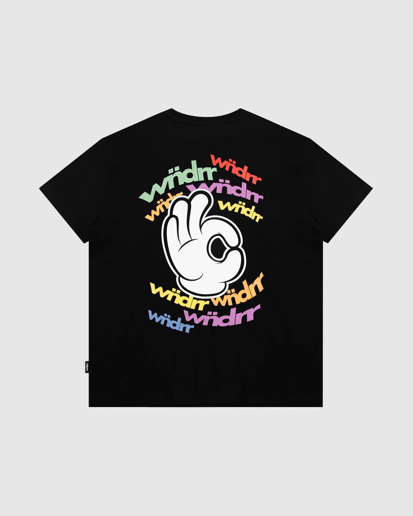 WNDRR - Ribbon Box Fit Tee BLACK