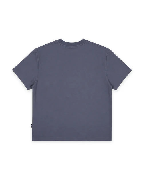WNDRR- REAPER BOX FIT TEE - STORM BLUE