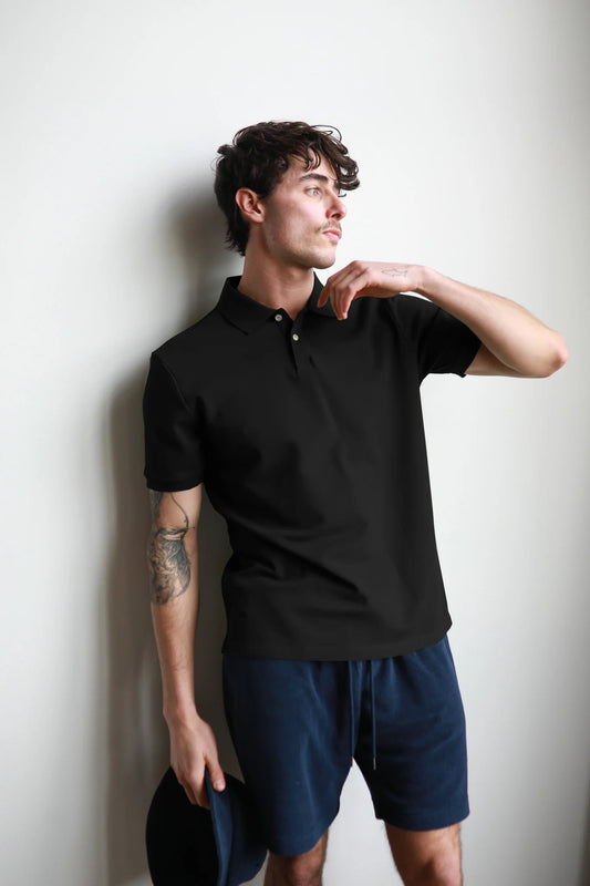 JAMES HARPER POLO - BALCK