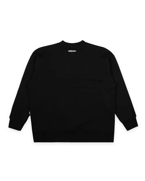 WNDRR- HASHI CREW SWEAT -BLACK