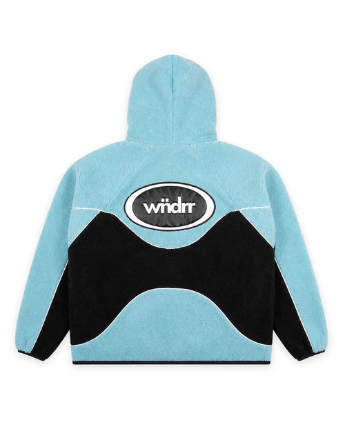 WNDRR - ORBIT FLEECE JACKET - BLUE/BLACK