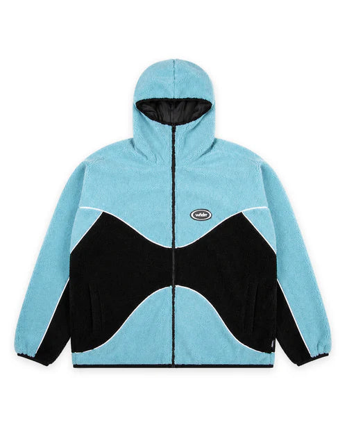 WNDRR - ORBIT FLEECE JACKET - BLUE/BLACK