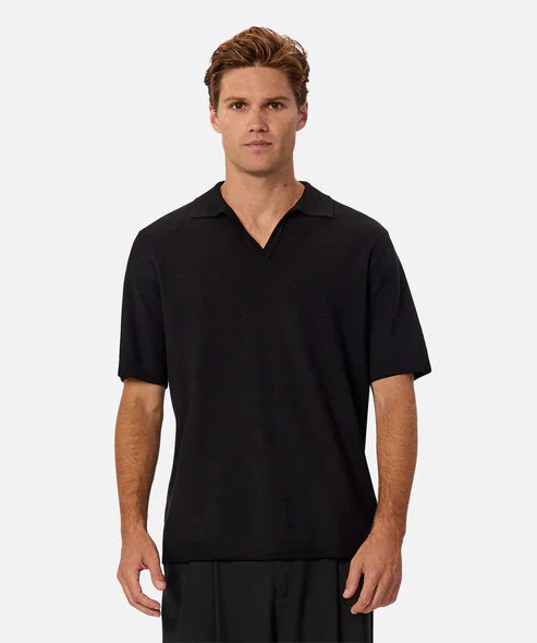 INDUSTRIE - The Hampshire Polo - BLACK