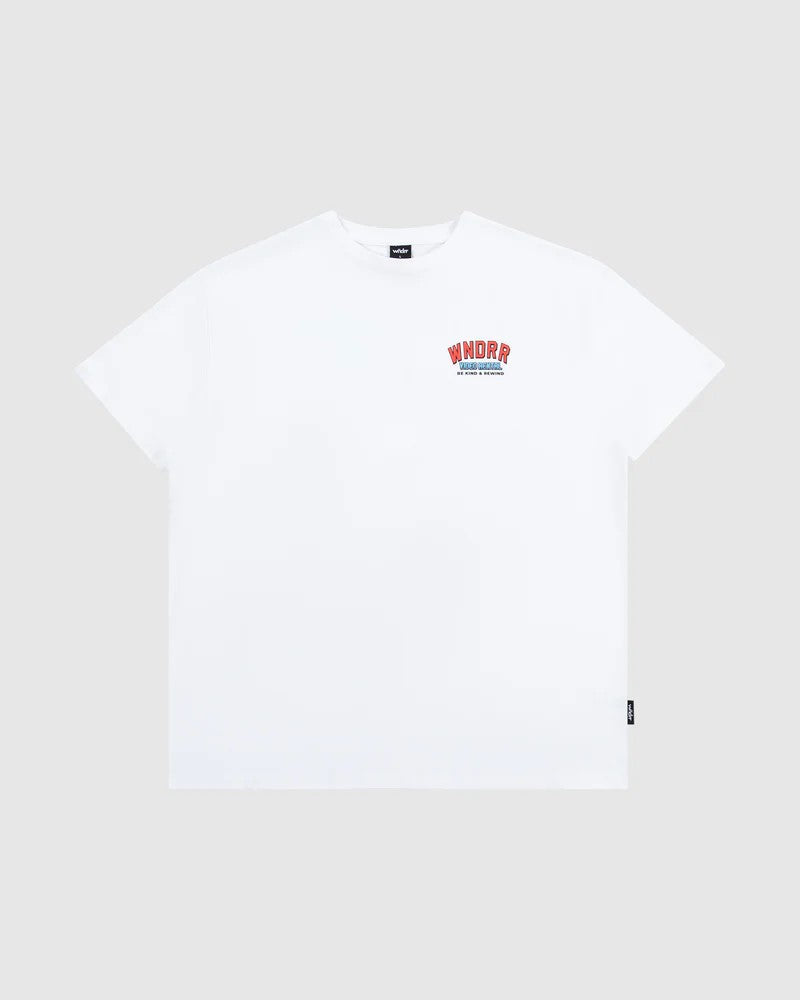 WNDRR - Video Rental Box Fit Tee WHITE