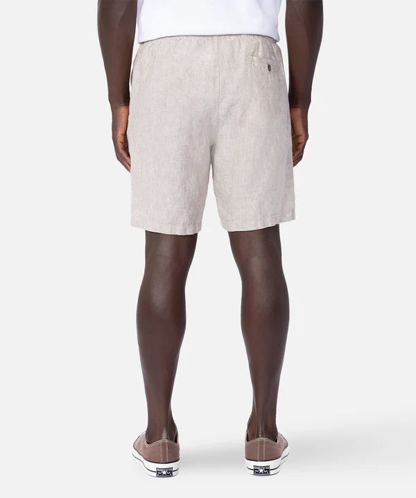 INDUSTRIE - The marina linen short YDWHEAT