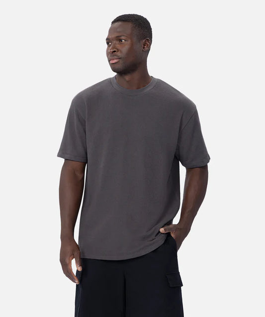 INDUSTRIE - The Henderson Boucle Tee ONYX