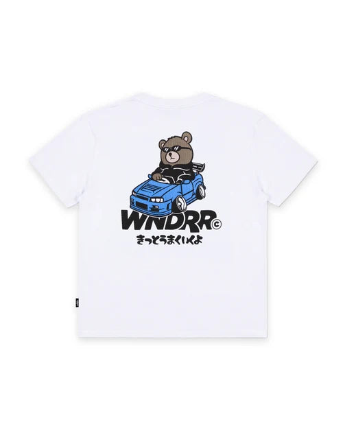 WNDRR - Slammed Box Fit TEE WHITE
