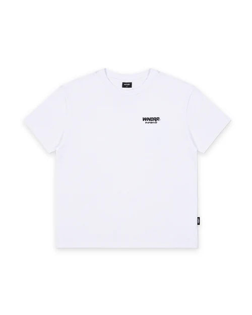 WNDRR - Slammed Box Fit TEE WHITE