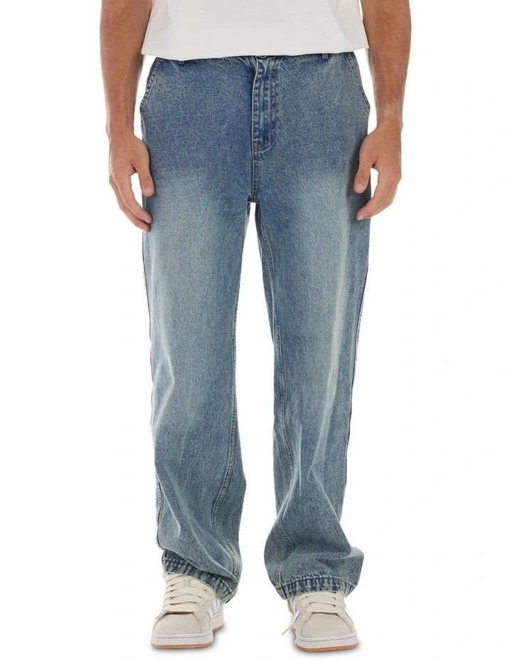 NANA JUDY -Vincent Denim pant -VINTAGE WASH