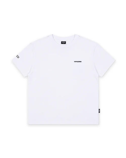 WNDRR - Refrain Box Fit Tee WHITE