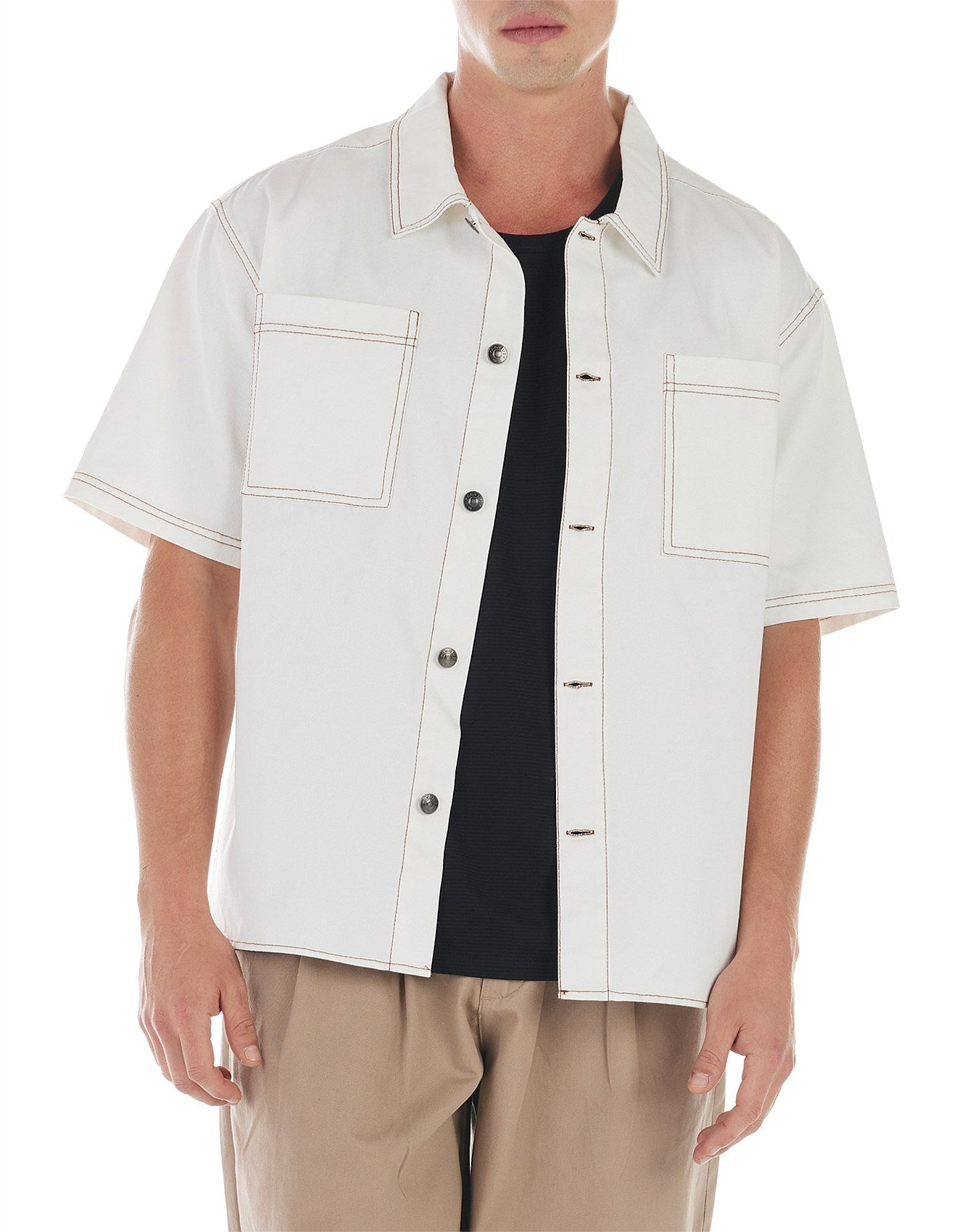 Nana Judy - Arthur SS Overshirt WHITE