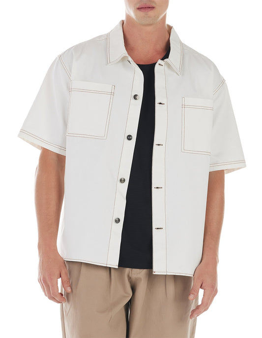 Nana Judy - Arthur SS Overshirt WHITE