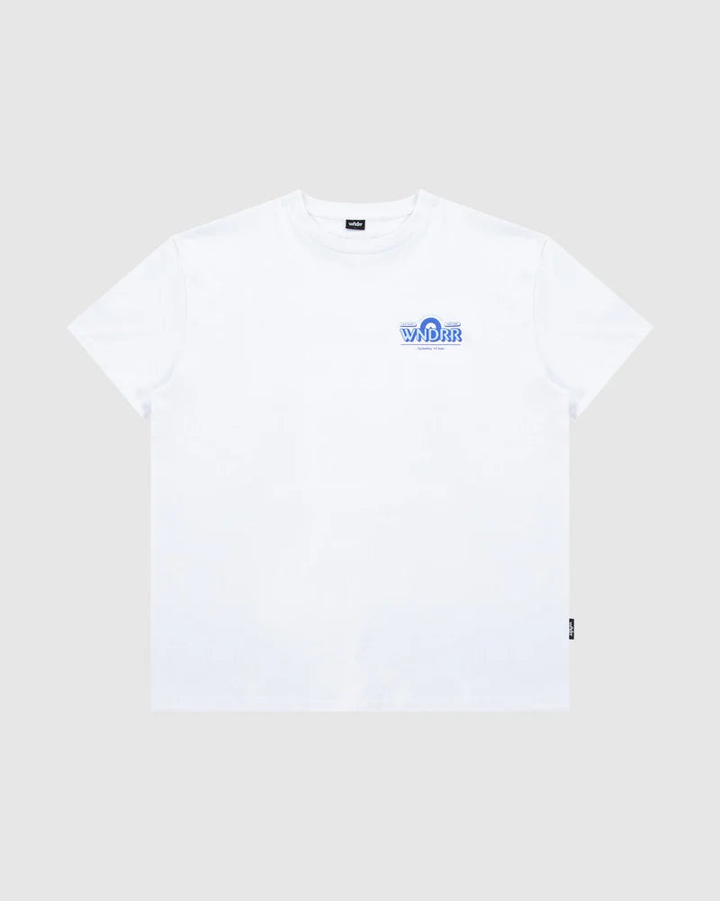 WNDRR - Vinyl Bar Box Fit Tee - WHITE