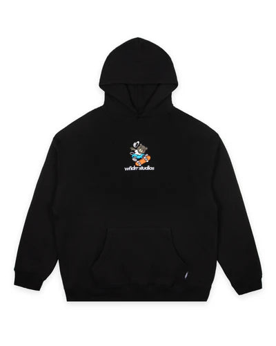 WNDRR - SK8 HOOD SWEAT- BLACK