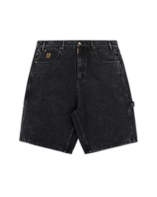 WNDRR- BOOSTER DENIM SHORT WASHED BLACK