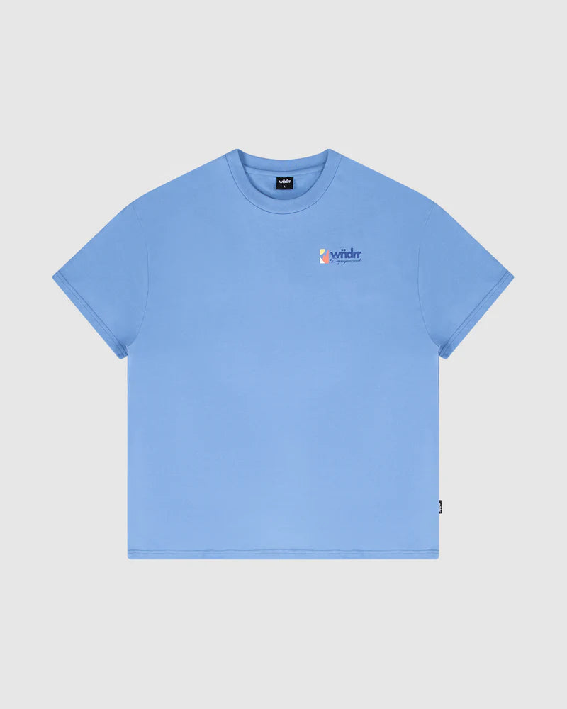 WNDRR - Scale Box Fit Tee AIR BLUE