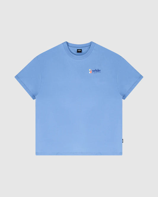 WNDRR - Scale Box Fit Tee AIR BLUE