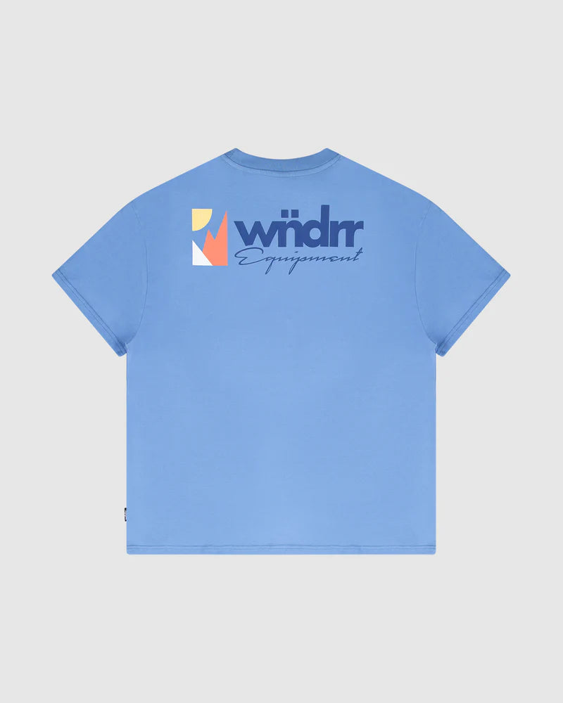 WNDRR - Scale Box Fit Tee AIR BLUE