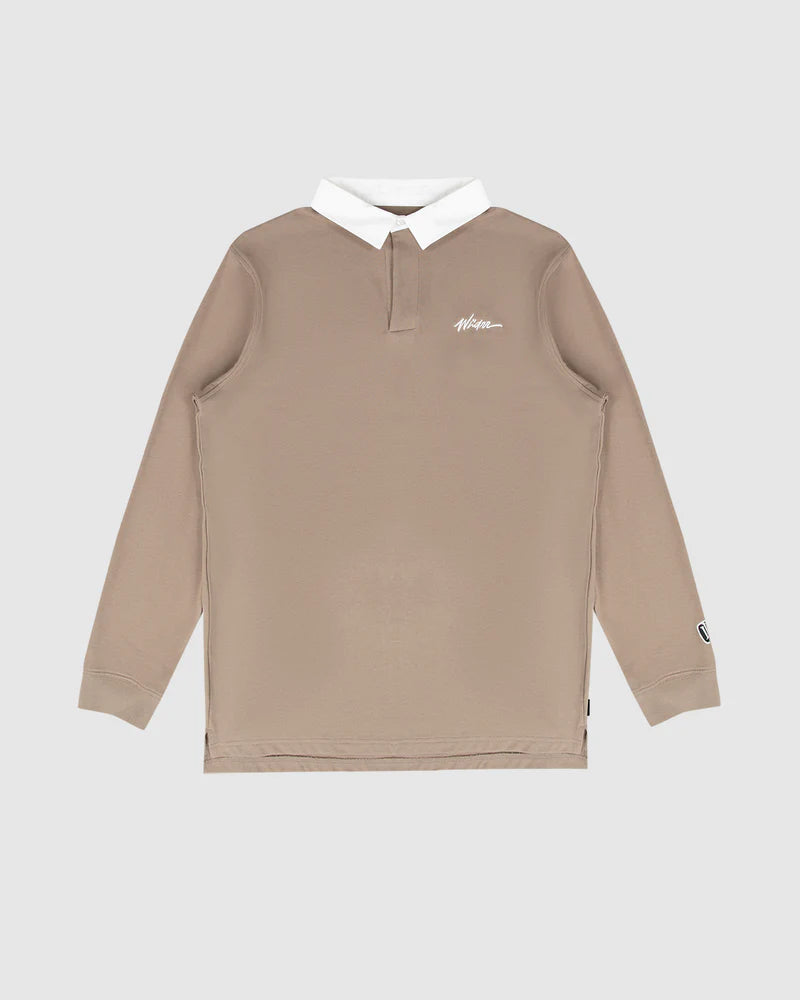 WNDRR - Script Rugby Top TAUPE