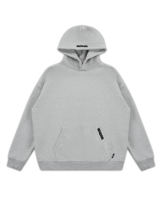 WNDRR - Halo Hood Sweat GREY MARLE