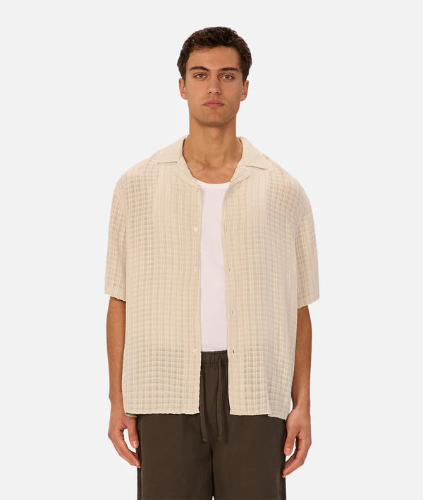 Industrie - The Siracusa S/S Shirt - EGG SHELL