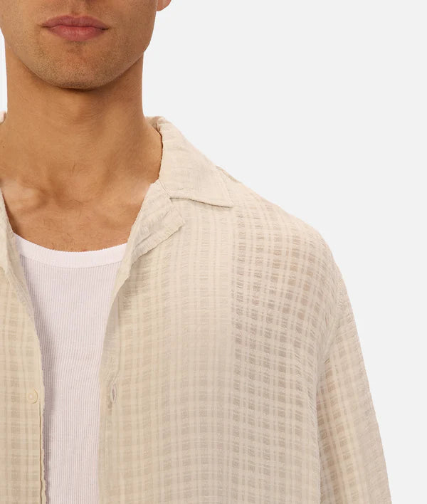 Industrie - The Siracusa S/S Shirt - EGG SHELL
