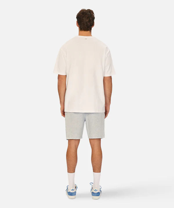 Industrie - The Acid Wash Linen Short - CHAMBRAY