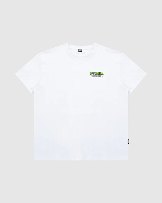 WNDRR - Ace box fit tee WHITE