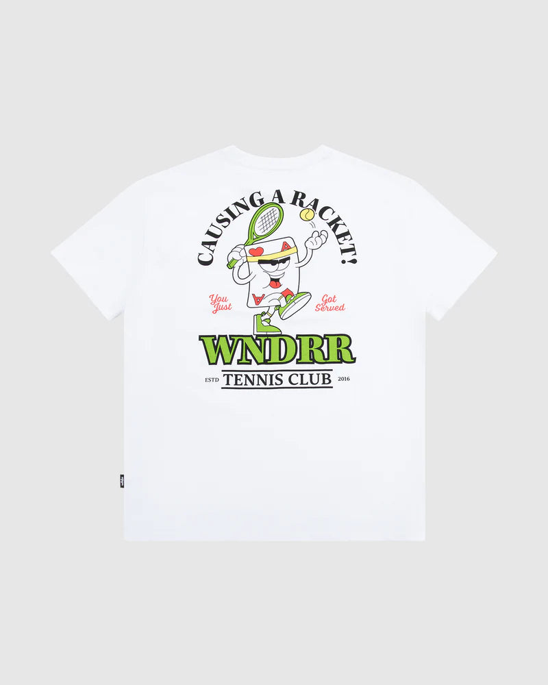WNDRR - Ace box fit tee WHITE