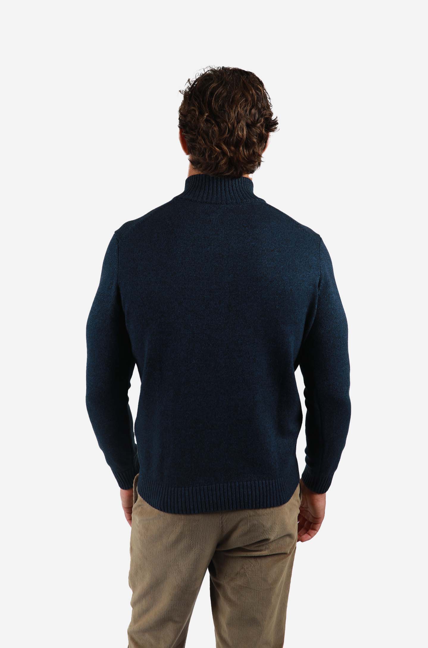 James Harper - 1/4 cotton blend NAVY MARLE