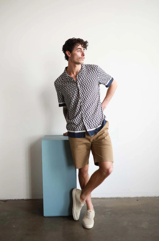 JAMES HARPER - CUBAN COLLARD SHIRT - CANNES BOARD