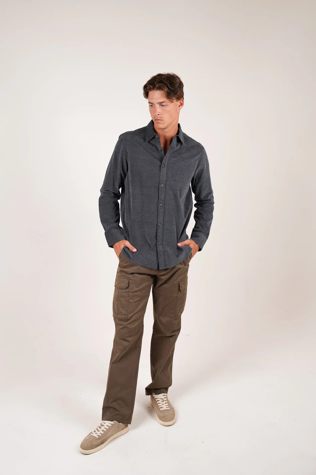 JAMES HARPER - TEXTURED NAVY