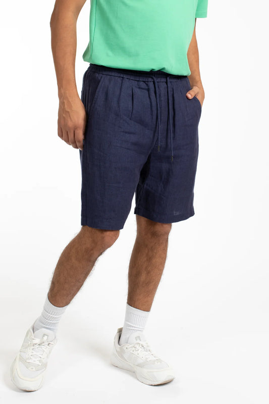 JAMES HARPER - Elasticated Short INDIGO