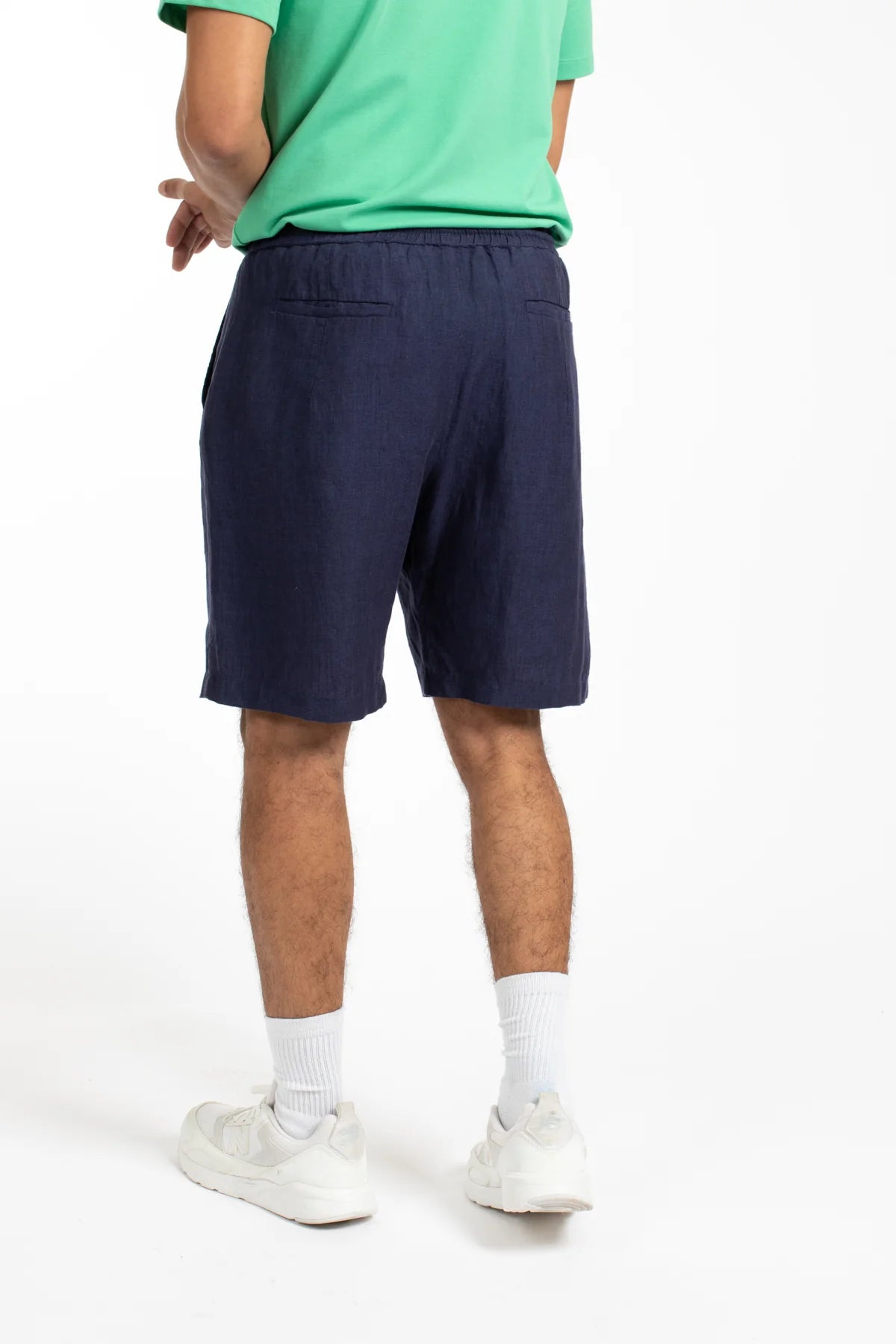 JAMES HARPER - Elasticated Short INDIGO